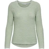 Only Damen ONLGEENA XO L/S Pullover KNT NOOS Subtle Green XS