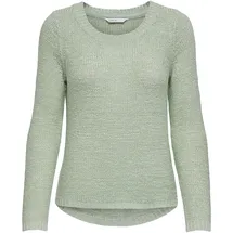 Only Damen ONLGEENA XO L/S Pullover KNT NOOS Subtle Green XS