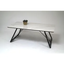 Concept Chloe Couchtisch Metall/Keramik - Schwarz