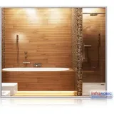 infranomic Frame-Line Spiegel mit Alu-Rahmen 10 mm, 400W, 700x600 mm (GHE-S-M10-76)