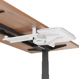 Maclean Brackets Maclean Untertisch-Tastaturablage verstellbar max. 5kg weiß MC-156 W, - Weiß