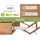 needs&wants® Hochbeet Pflanzkasten 100 x 100 x 18 cm Braun