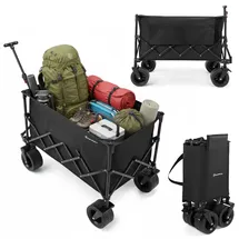 OEM Bollerwagen faltbar 200L schwarz
