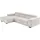 die planbar Eckcouch Polyester 3-Sitzer Beige
