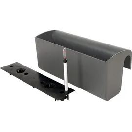 Vivanno Balkonkasten mit Bewässerungssystem 50 cm Dunkelgrau