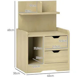 Homcom Nachttisch Spanplatte