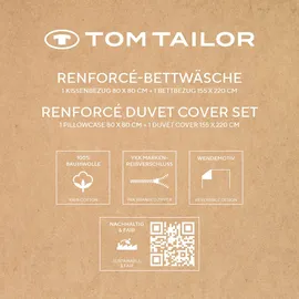 Tom Tailor BOLD STRIPES Grün/Blau 155 x 220 cm + 2 x 80 x 80 cm