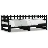 vidaXL Tagesbett 80 x 200 cm Schwarz