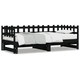 vidaXL Tagesbett 80 x 200 cm Schwarz