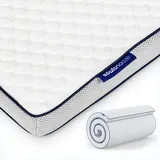 Soulsnooze® - DuoComfort Premium Topper - Matratzentopper - Anpassbares Design - 3D Air Mesh - Memory Schaum - Memory Foam Matratze - Waschbarer Bezug - Anti-Allergie (140X200cm)