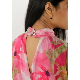 Aniston SELECTED Chiffonkleid Floral Bunt/Schwarz 44