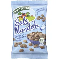 Biofarm Kluth Salz-Mandeln, braun, vegan, 125 g