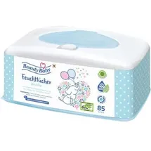 beauty-baby Feuchttücher Sensitiv, 85 Tücher, unparfümiert, mit Feuchttücherbox