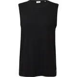 s.Oliver Jersey-Tanktop mit Rippstruktur - schwarz - XXL