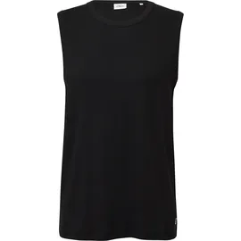 s.Oliver Jersey-Tanktop mit Rippstruktur - schwarz - XXL