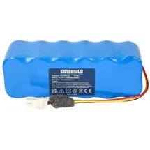 EXTENSILO 1x Akku kompatibel mit Samsung Navibot Sr8848, Sr8849, SR8877, Sr8850, Sr8855, Sr8857, Sr8875 Staubsauger (4500 mAh, 14,4 V, Nimh)