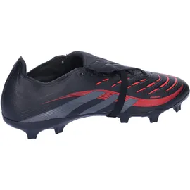 adidas Predator League Fold-Over Tongue FG/MG Fußballschuhe - Core Black/Grey Four/Lucid Red 44