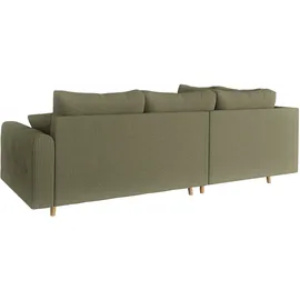Home Affaire Eckcouch Polyester 3-Sitzer Grün