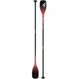 Fanatic Carbon 80 SUP Paddel 23 leicht Stand up paddle Wave surf, Teilbarkeit: 3teilig (passt in die Tasche), Blatt Größe: 7.3, Konfiguration: Slim, Farbe: C55 black/red