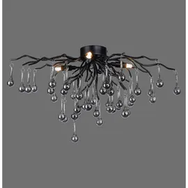 Paul Neuhaus Icicle, Deckenleuchte 42 Glasprismen, 8090-18,