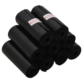 vidaXL Hundekotbeutel 750 Stück Schwarz 30x20 cm