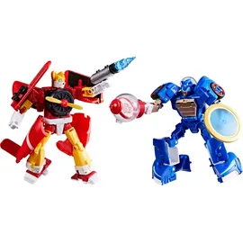 Hasbro Sonic the Hedgehog Wingtail & Blue Booster Action-Figuren 12,7 cm - Blau/Rot