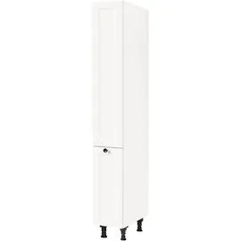 Nobilia Apothekerschrank Cascada 30 x 58,3 x 216,6 cm Weiß