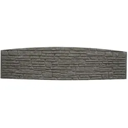 MR-Shop Betonzaun Standard Montanabogen Motiv