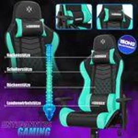 Kesser Gamingstuhl Ergonomisch Grün/Schwarz PC