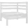 vidaXL Garten-Lounge-Set 2-tlg. weiß Kiefer