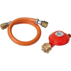 Rothenberger Industrial Set 40 cm Gasschlauch & Druckregler Propan 50 mbar 2X G 1⁄4 Zertifiziert EN 16436-1 - 1500005305
