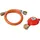 Rothenberger Industrial Set 40 cm Gasschlauch & Druckregler Propan 50 mbar 2X G 1⁄4 Zertifiziert EN 16436-1 - 1500005305