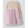 NAME IT "NMFTAIAS LS TULLE DRESS", Mädchen, Gr. 116, N-Gr, dawn pink stripes:cloud dancer, Jersey, Obermaterial: 90% Baumwolle, 5% Elasthan, 5% metallisierte Fasern, geringelt, gestreift, unifarben, bequem, Rundhals, Kleider Minikleid