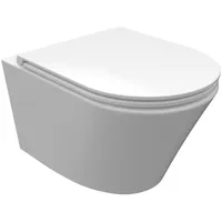 GD Glasdeals Wand-WC inkl. Soft-Close Sitz WHR-6011