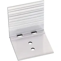 Scobalit Abrutschwinkel Haltewinkel preßblank Alu 16/25 mm