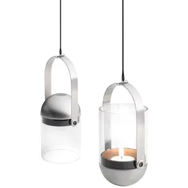 höfats Windlicht Gravity Candle Silber