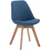 CLP Esszimmerstuhl Borneo Stoff blau natura