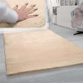 KADIMA DESIGN Teppich Unifarben schmutzabweisend Sand Rechteckig, 290x200 cm, in verschiedenen Größen erhältlich, Teppiche | Böden, Teppiche, Hochflorteppiche | Shaggys