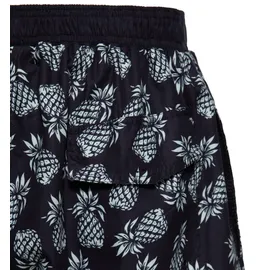King Kerosin Badeshorts Pineapple Schwarz 3XL