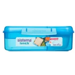 Sistema Bento Lunchbox mit Joghurtbehälter, auslaufsicher 41690 , 1 Set = 1 Lunchbox inkl. Joghurtbehälter
