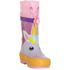 Playshoes Einhorn Gummistiefel lila 27