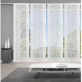 HOME WOHNIDEEN Schiebegardine HOME WOHNIDEEN "JENNA" Gr. 2, weiß, B:57cm H:245cm, Polyester, Gardinen, Schiebevorhang Jacquard Set