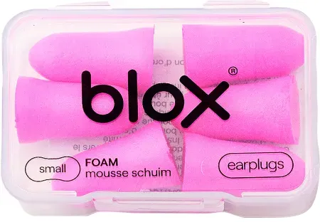 Blox Sleep Schaum Gehörschutzstöpse Small Rosa 3 Paar