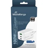 MediaRange Ladegerät Power Delivery und Quick ChargeTM, weiß