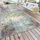Paco Home In- Outdoor Teppich Modern Orient Print Terrassen Teppich Türkis, Grösse:200x280 cm
