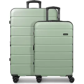 Saxoline Miami Koffer-Set 2-tlg. grün/türkis