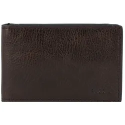 Fossil Andrew Geldbörse Leder 11 cm Geldscheinklammer schwarz Schwarz Herren 
