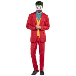 Opposuits Kostüm Joker Anzug, Der Joker unter unseren Anzügen: komplettes Outfit rot XL