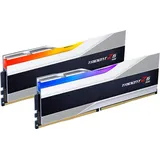 G.Skill Trident Z5 RGB silber DIMM Kit 48GB, DDR5-7200, CL36-46-46-115, on-die ECC (F5-7200J3646F24GX2-TZ5RS)