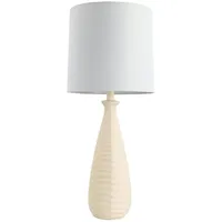 Home Deluxe - Große Tischlampe mit Stoffschirm MELVA |